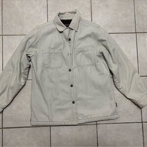 Woolrich women’s  shirt jacket fleece lining size M